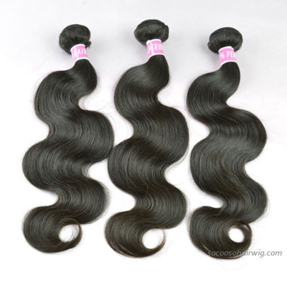 3 PCS Virgin Indian deep wave Genuine Virgin Hair